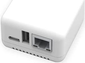 NP330 USB 2.0 Print Server Mini Network Server Support for Cable/Phone/Computer Printing (Cable/WiFi Cloud Print)