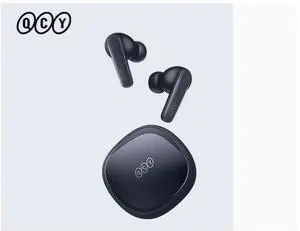 QCY T13 True Wireless Earbuds Bluetooth 5.1 Headphones Touch Control with Charging Case Waterproof Stereo Earphones in-Ear Built-in Mic Headset 40H Playtime (White) Black