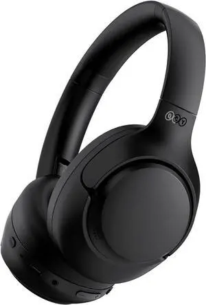 QCY H3 ANC Bluetooth Headphones Over Ear, Active Noise Cancelling Bluetooth 5.4 Headphones with Microphones, Hi-Res Audio Sound, Multipoint Connection, 60H Playback, Custom EQ via App