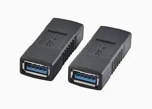 High-speed 3.0usb female-to-female adapter AF-AF Connector USB data cable Computer extension female-to-female connector 2PACK High-speed 3.0usb female-to-female adapter AF-AF Connector USB data cable Computer extension female-to-female connector 2PACK