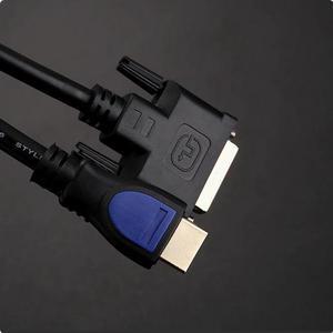 HDMI to DVI HD data cable Oxygen-free copper computer TV monitor conversion cable