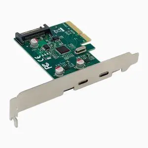 USB3.1 Expansion card Dual-port TYPE-C 3.1 Expansion card 10GSATA Power conversion card Desktop baffle