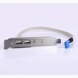 Two-port USB baffle cable USB port cable USB External baffle cable USB expansion baffle cable