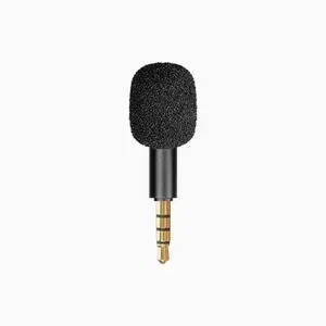 Micro microphone Mini microphone mobile phone external microphone computer direct insert sound card small outdoor recording and broadcasting