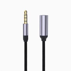 Earphone extension cable The audio cable supports the microphone and cord-controlled speaker adapter cable extension cable 3.5mm plug