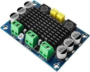XH-M542 Digital Power Amplifier Board Fast Heat Dissipation TPA3116D2 Mono Channel Audio Amplifier Short Circuit Protection