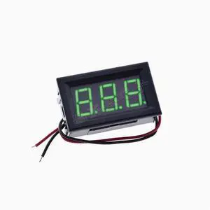 0.56 inch two-wire AC voltmeter head AC220V digital voltmeter 70-500VLED display Green