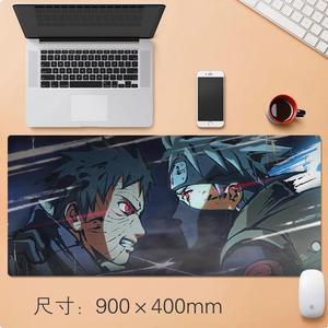 Naruto anime Obitovs Kakashi  Mouse Pad,Extended Gaming Mouse Pad with Stitched Edges, Large Mouse pad with Non-Slip Rubber Base for Work & Gaming, Office & Home, 31.5x11.8inch