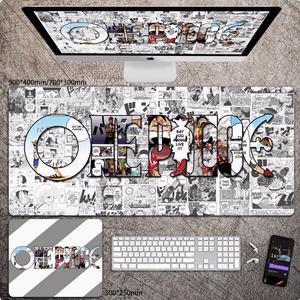 Anime One Piece mouse pad Extended Gaming Mouse Pad with Stitched Edges,  Large Mouse pad with Non-Slip Rubber Base for Work & Gaming, Office & Home 300*250mm