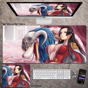 Anime One Piece  Hancock  mouse pad Extended Gaming Mouse Pad with Stitched Edges,  Large Mouse pad with Non-Slip Rubber Base for Work & Gaming, Office & Home 300*250mm