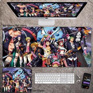 Anime One Piece mouse pad Extended Gaming Mouse Pad with Stitched Edges, Large Mouse pad with Non-Slip Rubber Base for Work & Gaming, Office & Home 300*250mm