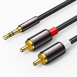 UGREEN 3.5mm rotary dual Lotus RCA input/output 1 tow 2 speaker audio cable