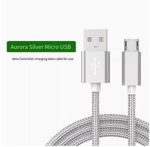 FOR Microsoft xbox North ps4 SONY 360 TYPE-C controller data cable ps5 Charging cable one s xsx ss series slimpro Connection PC Extended typec game cable Silver 1m Micro Male to Male