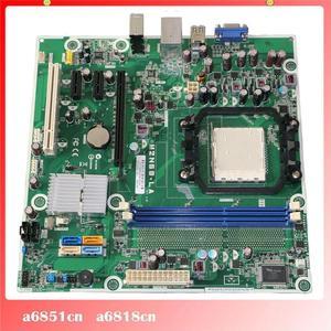 Working Desktop Motherboard For A6851an A6818cn For 612502-001 570876-001 M2N68-LA Fully Tested