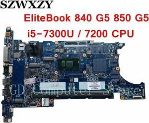 For EliteBook 840 G5 850 G5 Laptop Motherboard L15514-601 L15514-001 i5-7300U i5-7200U CPU 6050A2945601-MB