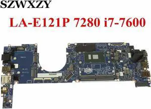 For Latitude 7280 Laptop Motherboard i7-7600 CPU CAZ10 LA-E121P DDR4 R5YF6 0R5YF6 CN-0R5YF6