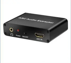 ARC audio return audio adaptation HDMI high-definition audio converter fiber/coaxial analog audio converter