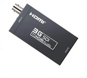The SDI to HDMI converter supports high-definition signal input. The SDI converter and HDMI converter have a wide voltage range