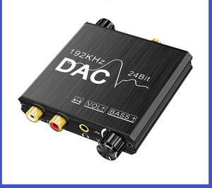 192KHZ digital-to-analog audio converter, fiber-to-analog-to-digital video converter, DAC audio converter