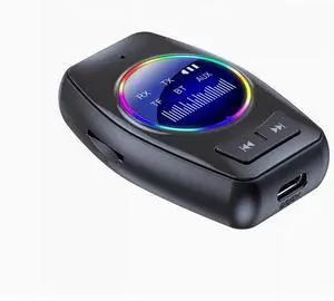 5.4AUX Bluetooth receiver, wireless audio receiver, Bluetooth receiving and transmitting two-in-one car adapter, supports TF card playback