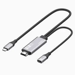 4K60hz Type-C to HDMI cable high-definition screen mirroring device PD3.0 power supply The line is 1.8 meters long