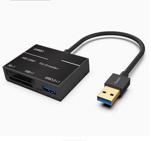 ONTEN XQD card USB3.0 high-speed card reader, camera DSLR SD card reader, compatible with SONY M/G series memory card USB flash drive reader