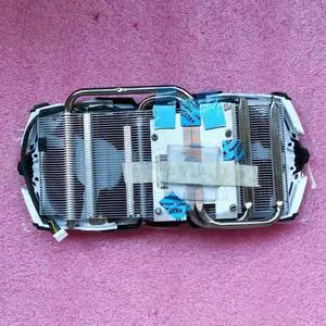 FOR Radiator Cooler for RX580 RX570 Graphics Card Cooler Two Heat Pipes Pitch 53X53MM Compatible RX480 RX470