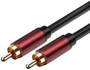 For RCA Lotus Cable Subwoofer Cable AV Cable Lotus Head Audio Cable Projection DVD TV Cable RCA to RCA 5M/16.4Ft