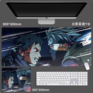 Anime  NARUTO  mouse pad Extended Gaming Mouse Pad with Stitched Edges,  Large Mouse pad with Non-Slip Rubber Base for Work & Gaming, Office & Home