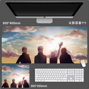 Anime  NARUTO  mouse pad Extended Gaming Mouse Pad with Stitched Edges,  Large Mouse pad with Non-Slip Rubber Base for Work & Gaming, Office & Home