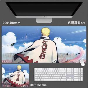 Anime NARUTO mouse pad Extended Gaming Mouse Pad with Stitched Edges, Large Mouse pad with Non-Slip Rubber Base for Work & Gaming, Office & Home