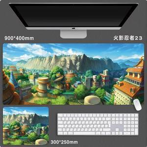 Anime  NARUTO  mouse pad Extended Gaming Mouse Pad with Stitched Edges,  Large Mouse pad with Non-Slip Rubber Base for Work & Gaming, Office & Home