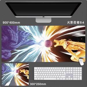 Anime NARUTO mouse pad Extended Gaming Mouse Pad with Stitched Edges, Large Mouse pad with Non-Slip Rubber Base for Work & Gaming, Office & Home