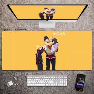Anime NARUTO mouse pad Extended Gaming Mouse Pad with Stitched Edges, Large Mouse pad with Non-Slip Rubber Base for Work & Gaming, Office & Home