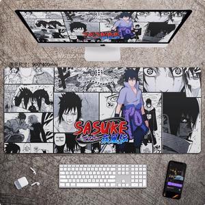 Anime NARUTO mouse pad Extended Gaming Mouse Pad with Stitched Edges, Large Mouse pad with Non-Slip Rubber Base for Work & Gaming, Office & Home