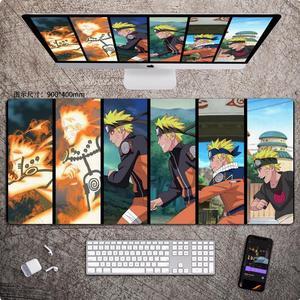 Anime NARUTO mouse pad Extended Gaming Mouse Pad with Stitched Edges, Large Mouse pad with Non-Slip Rubber Base for Work & Gaming, Office & Home