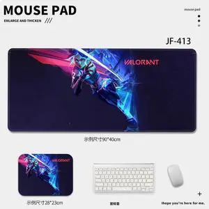 VALORANT game mouse pad Extended Gaming Mouse Pad with Stitched Edges, Large Mouse pad with Non-Slip Rubber Base for Work & Gaming, Office & Home,