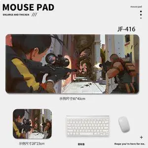 VALORANT game mouse pad Extended Gaming Mouse Pad with Stitched Edges, Large Mouse pad with Non-Slip Rubber Base for Work & Gaming, Office & Home,