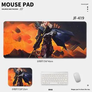VALORANT game mouse pad Extended Gaming Mouse Pad with Stitched Edges, Large Mouse pad with Non-Slip Rubber Base for Work & Gaming, Office & Home,