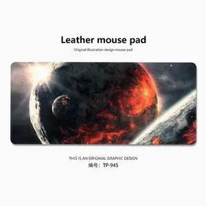 Cosmic starry sky theme mouse pad Extended Gaming Mouse Pad with Stitched Edges Large Mouse pad with Non-Slip Rubber Base for Work & Gaming, Office & Home,800*300mm