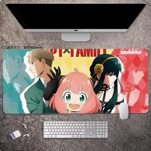 SPY×FAMILY anime mouse pad Extended Gaming Mouse Pad with Stitched Edges Large Mouse pad with Non-Slip Rubber Base for Work & Gaming, Offi ce & Home, 900*400mm