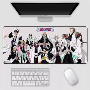 BLEACH anime mouse pad Extended Gaming Mouse Pad with Stitched Edges Large Mouse pad with Non-Slip Rubber Base for Work & Gaming, Offi ce & Home, 900*400mm