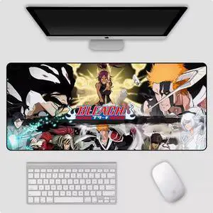 BLEACH anime mouse pad Extended Gaming Mouse Pad with Stitched Edges Large Mouse pad with Non-Slip Rubber Base for Work & Gaming, Offi ce & Home, 900*400mm