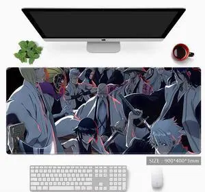 BLEACH anime mouse pad Extended Gaming Mouse Pad with Stitched Edges Large Mouse pad with Non-Slip Rubber Base for Work & Gaming, Offi ce & Home, 900*400mm