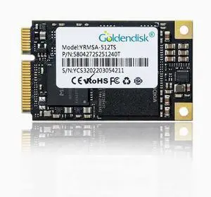 Goldendisk MSATA 3.0SSD enterprise-level solid-state drive with a read speed of 550MB/S, desktop server hard drive, Changjiang granules  2TB