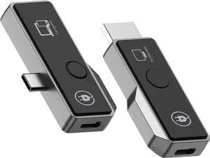 Wireless HDMI Transmitter and Receiver, Support Type-C 3.1 USBC Port Smartphone/Tablet/Laptop, Plug and Play, Portable Wireless HDMI Extender Kit for Streaming Video/Audio to HDTV/Projector/Monitor