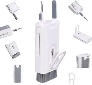 8-in-1 Multi - Function Cleaning Kit, Cleaning Pen for Airpods Earbuds, Multi-Function Cleaning for Keyboards, Phone Screen, Key Puller