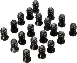 20Pcs Computer PC Case Cooling Fan Mount Screws Black For Fans 60mm 80mm 120mm