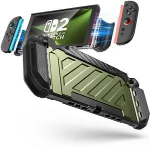 SUPCASE for Nintendo Switch 2 Case 2025 (Unicorn Beetle Pro), [Military-Grade Protection] [Magnetic Joy Con Controllers Friendly] Dockable Integrated Cover Accessories for Nintendo Switch 2, Guldan