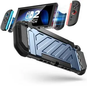 SUPCASE for Nintendo Switch 2 Case 2025 (Unicorn Beetle Pro), [Military-Grade Protection] [Magnetic Joy Con Controllers Friendly] Dockable Integrated Cover Accessories for Nintendo Switch 2, Tilt